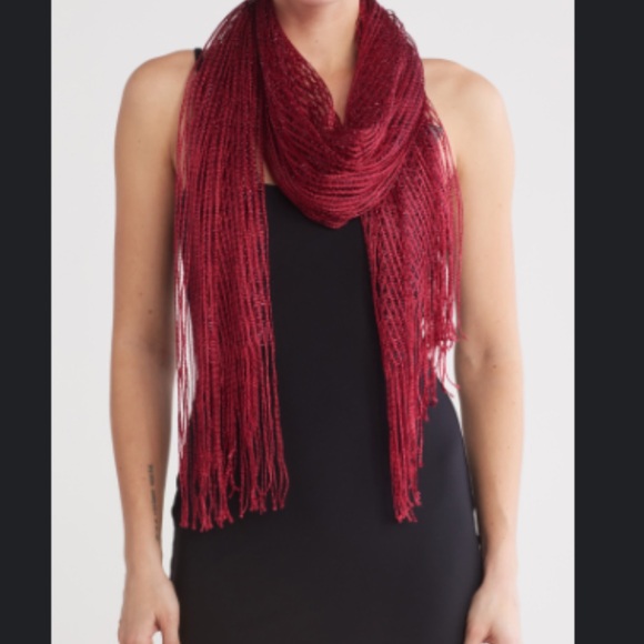 Vince Camuto ruby slippers Mesh Scarf - Picture 8 of 8